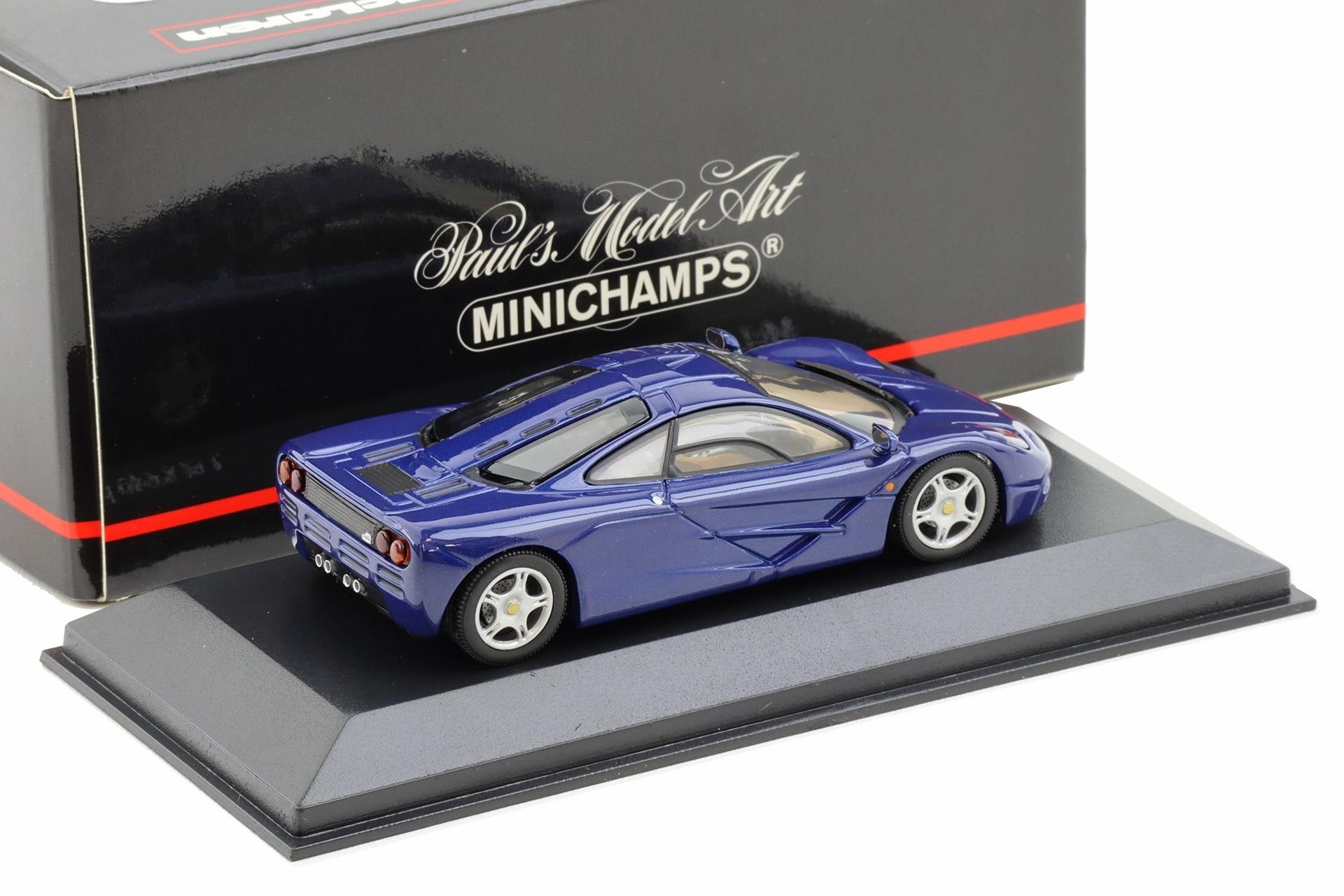 1:43 Minichamps McLaren F1 Road Car 1993 blue metallic