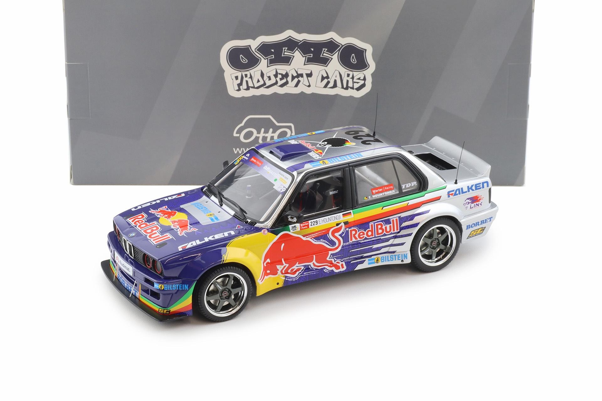 1:18 OTTO mobile OT486 BMW E30 V8 Drift Car Red Bull blue 2023