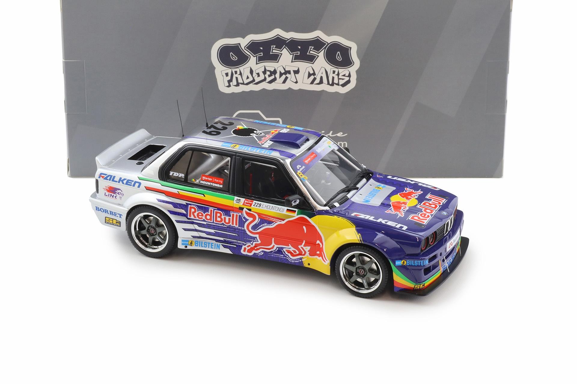 1:18 OTTO mobile OT486 BMW E30 V8 Drift Car Red Bull blue 2023