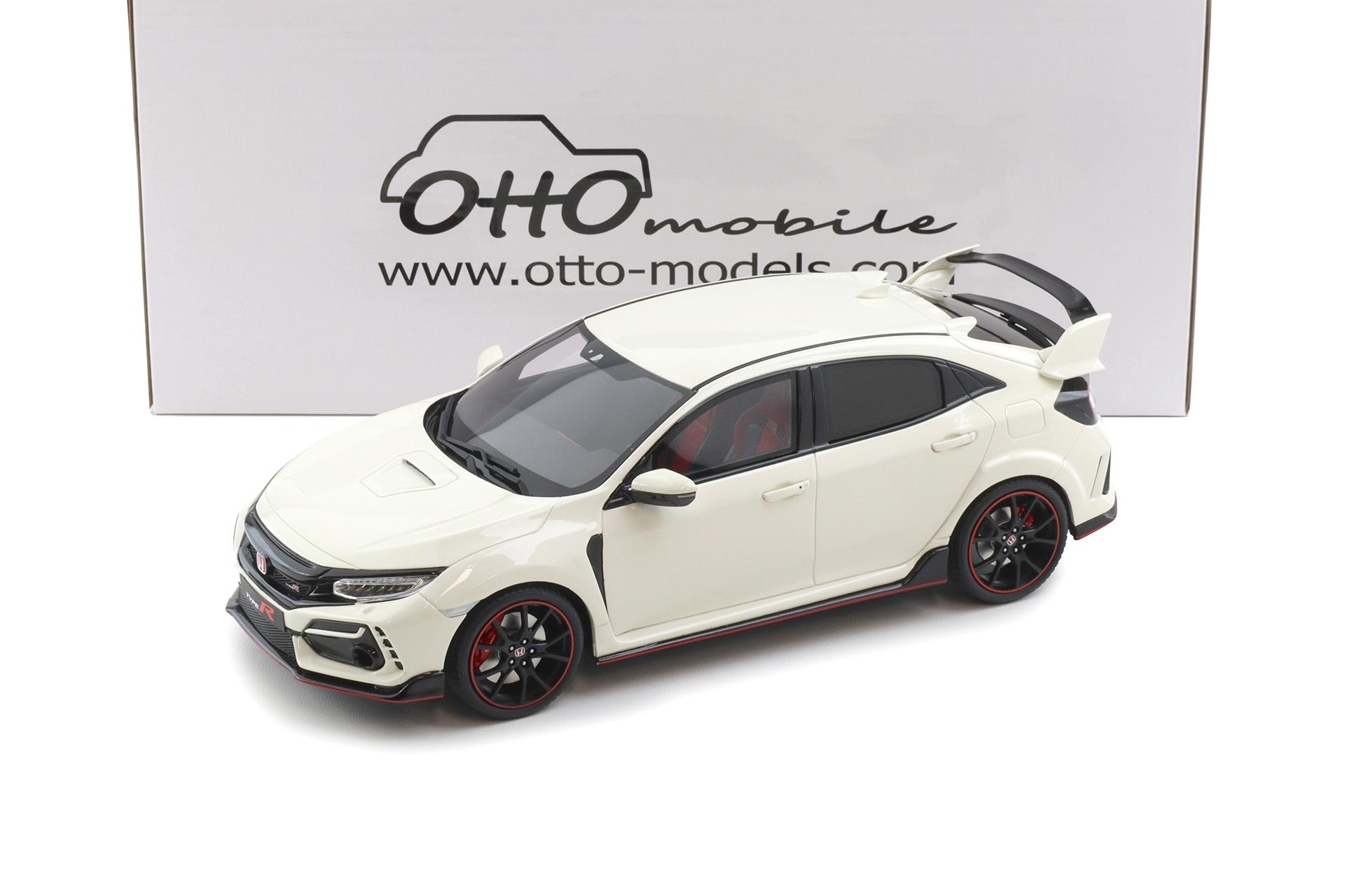 1:18 OTTO mobile OT388 Honda Civic Type R GT FK8 Euro Spec Championship white 2020