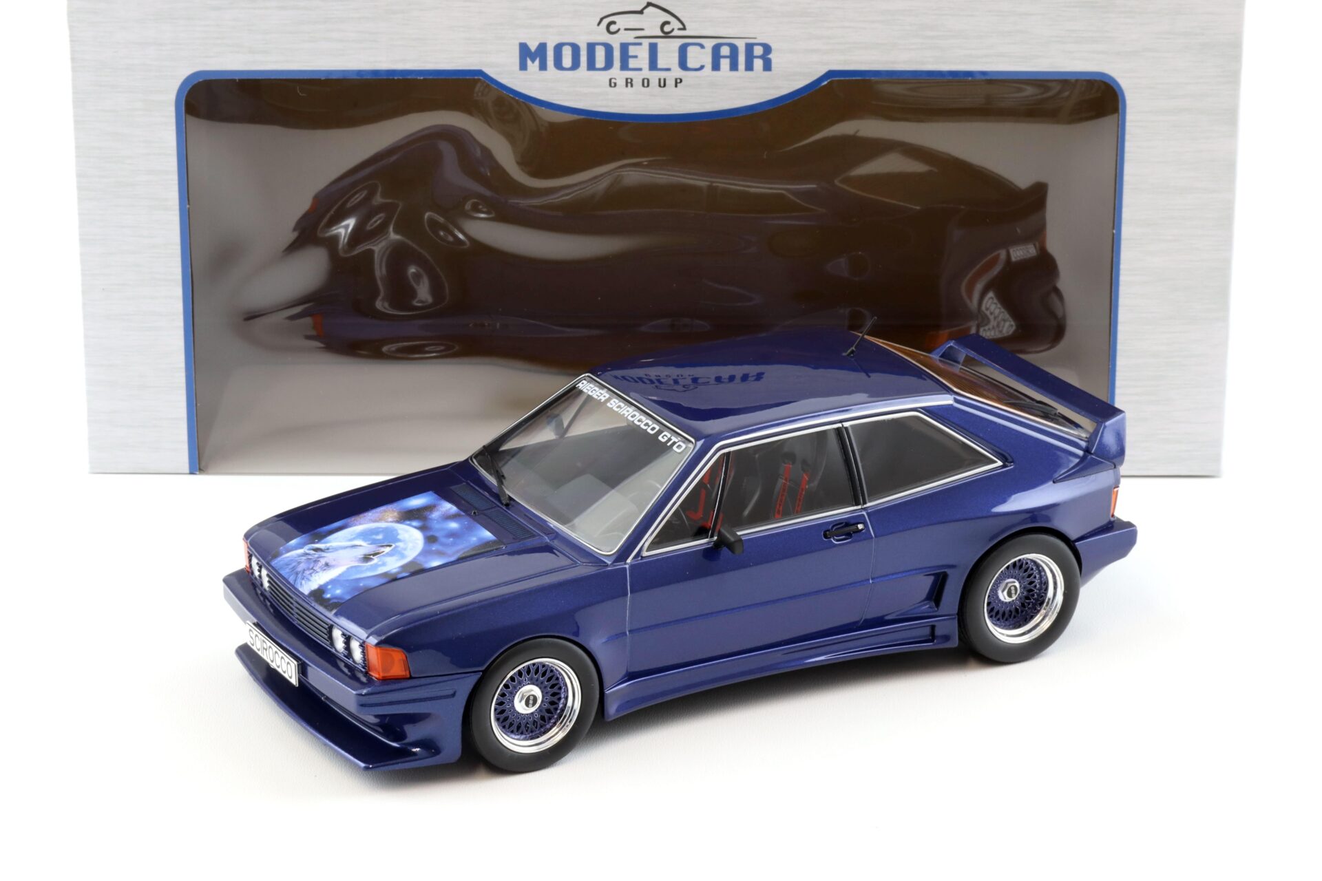 ID 100690 orig 1.jpg 1:18 MCG VW Volkswagen Scirocco Rieger GTO 1980 dark blue