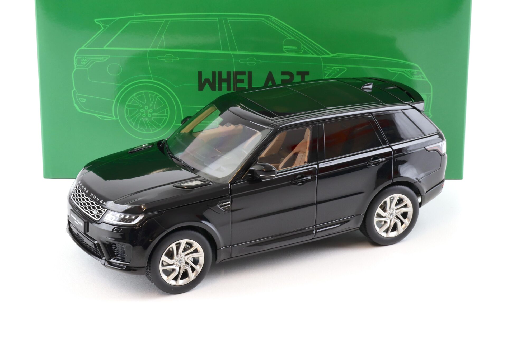 ID 101020 orig.jpg 1:18 WHELART Range Rover Sport 2018 black / silver wheels