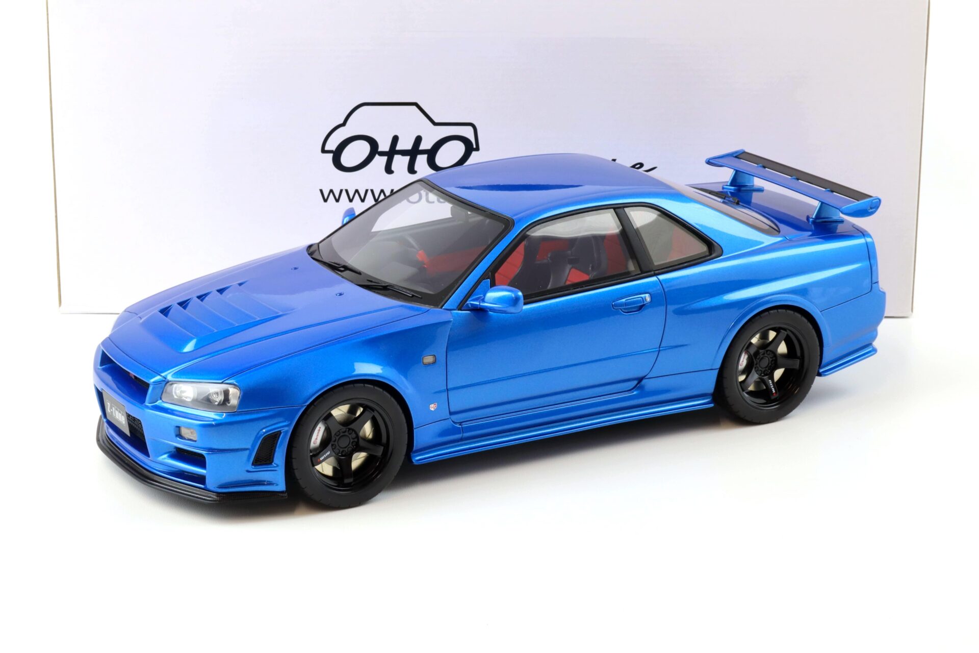 ID 101475 orig 1.jpg 1:12 OTTO mobile G082 Nissan GT-R R34 Z-Tune Bayside blue metallic 2005