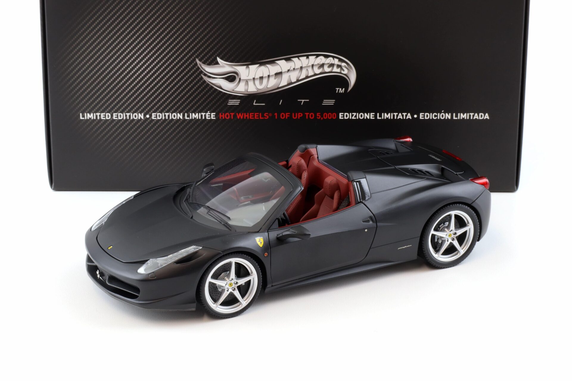 ID 101559 orig.jpg 1:18 Hot Wheels Elite Ferrari 458 Spider matt black 2011