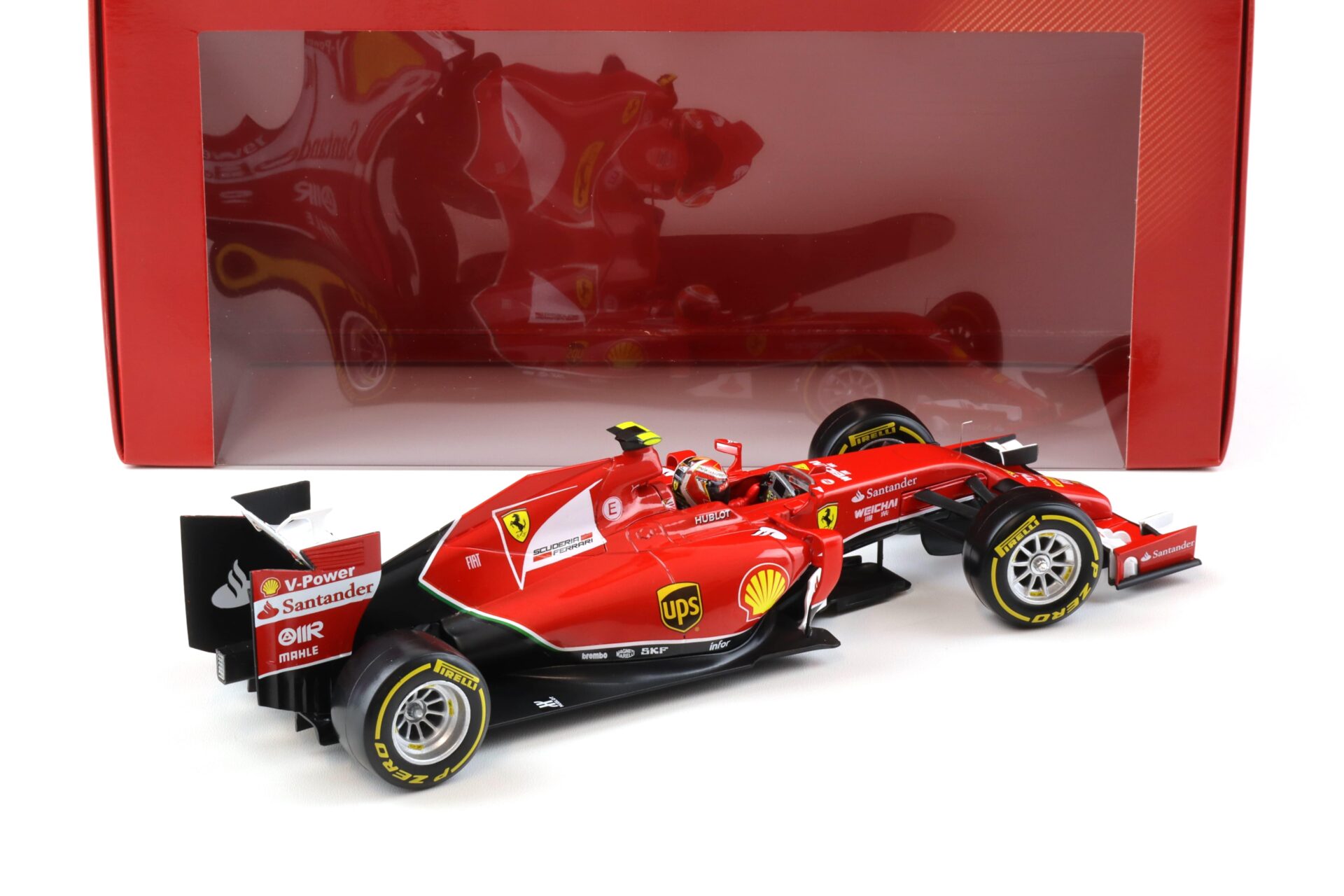 1:18 Hot Wheels F1 Ferrari F14-T K.Raikkonen #7 red 2014 – Premium