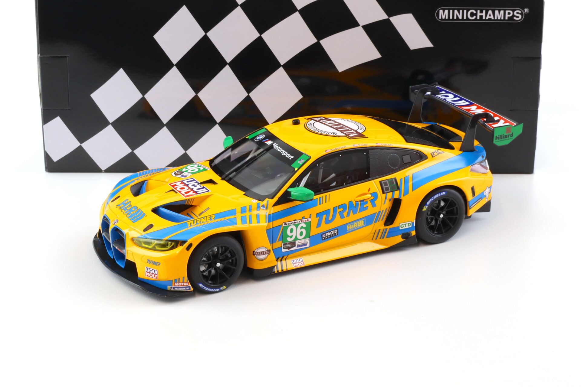 ID 101629 orig.jpg 1:18 Minichamps BMW M4 GT3 GTD Turner Motorsport #96 IMSA 2022 Foley/Dinan