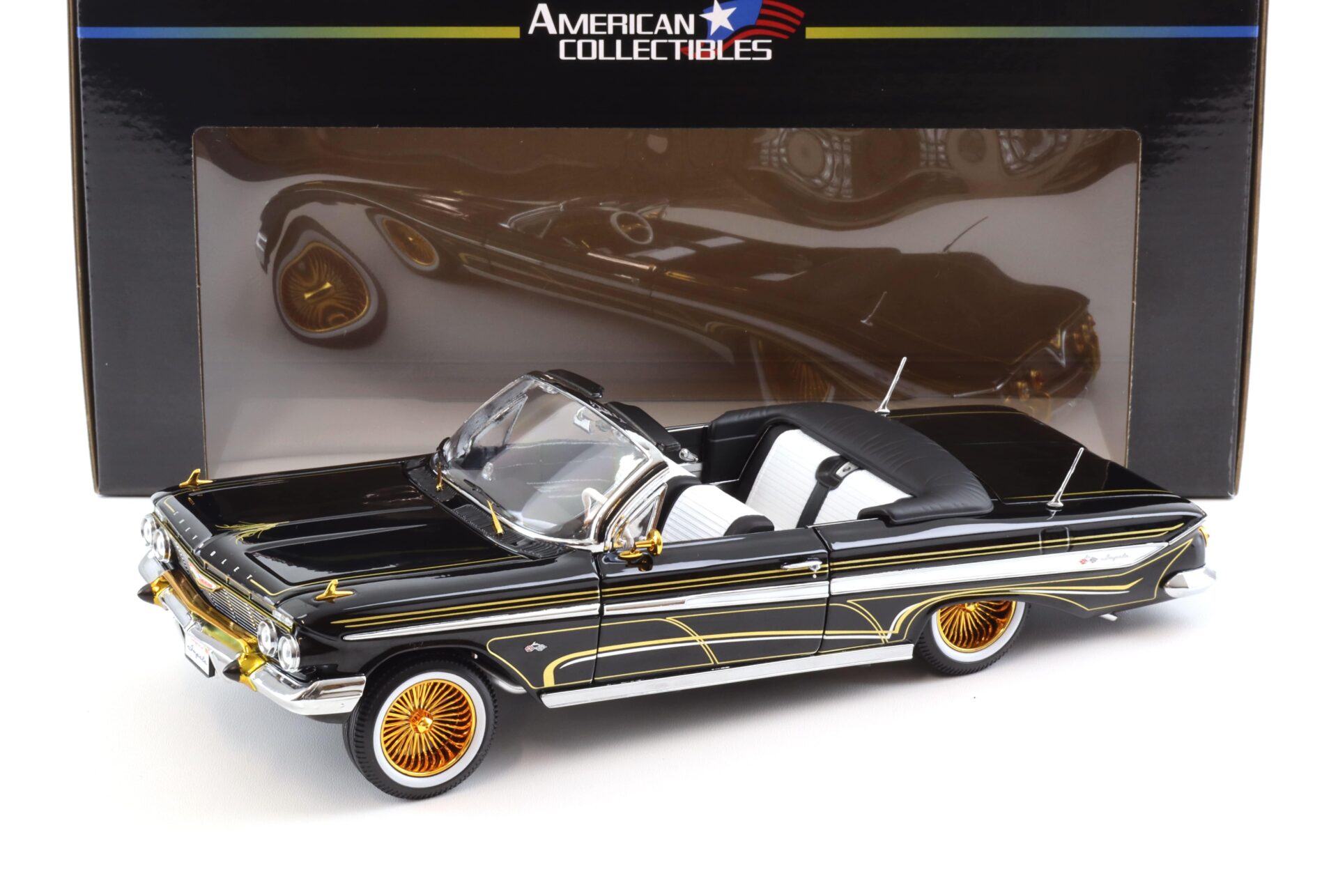 1:18 Sun Star 1961 Chevrolet Impala Lowrider open Convertible
