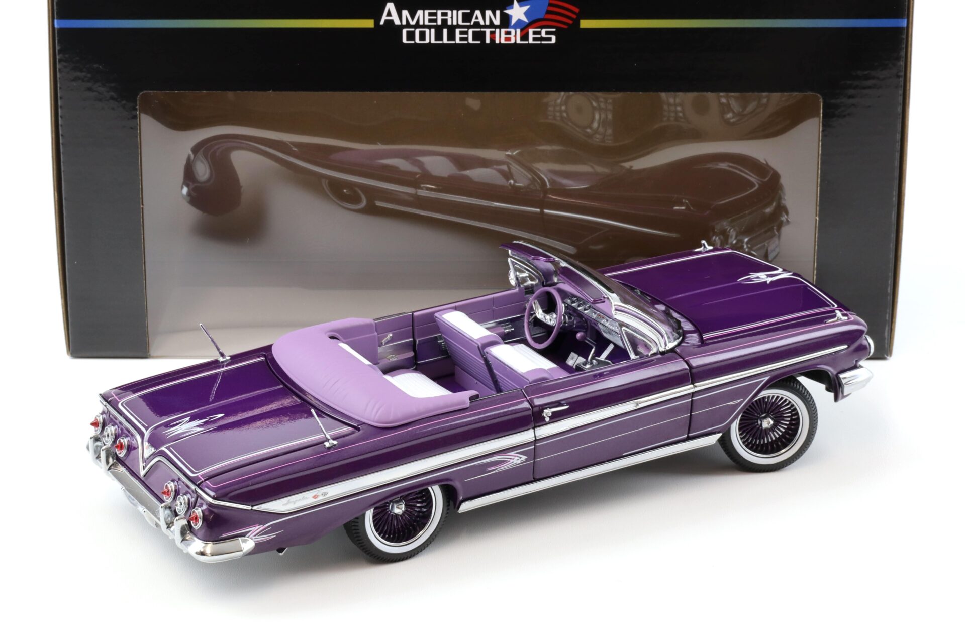 1:18 Sun Star 1961 Chevrolet Impala Lowrider open Convertible