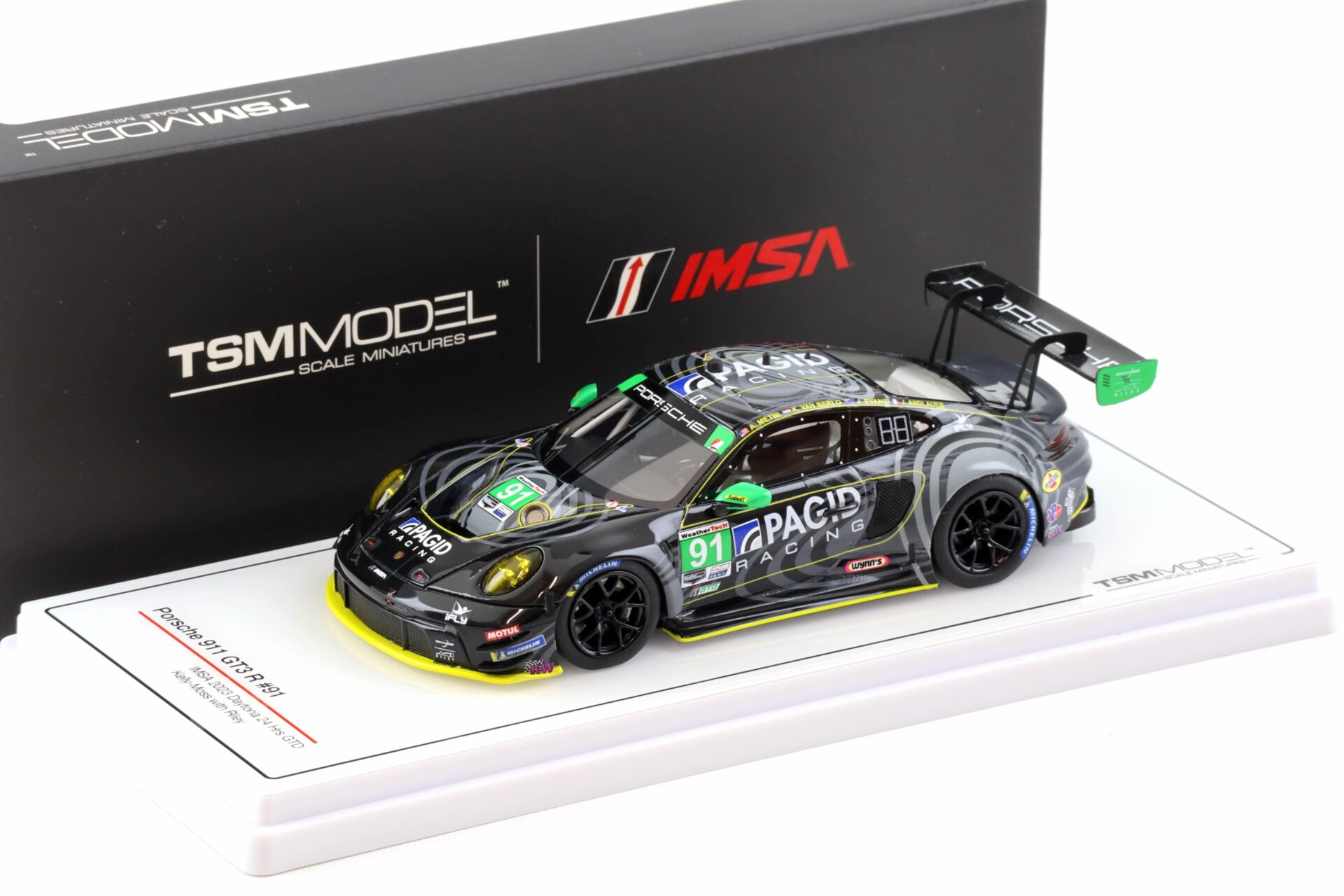 ID 101943 orig.jpg 1:43 TSM Model Porsche 911 992 GT3 R #91 IMSA 2023 Daytona 24h GTD Kelly-Moss TSM430744