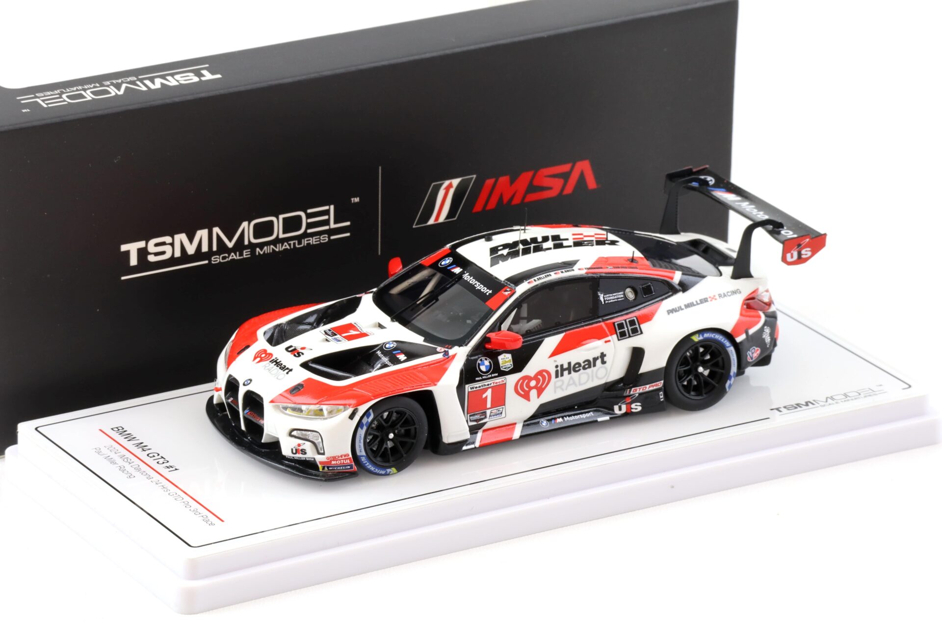 ID 101955 orig.jpg 1:43 TSM Model BMW M4 GT3 #1 IMSA Daytona 24h GTD Pro 3rd Place Paul Miller Racing TSM430786