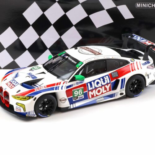 1:18 Minichamps BMW M4 GT3 GTD Turner Motorsport IMSA 2022 #96 Liqui Moly Foley/ Dinan