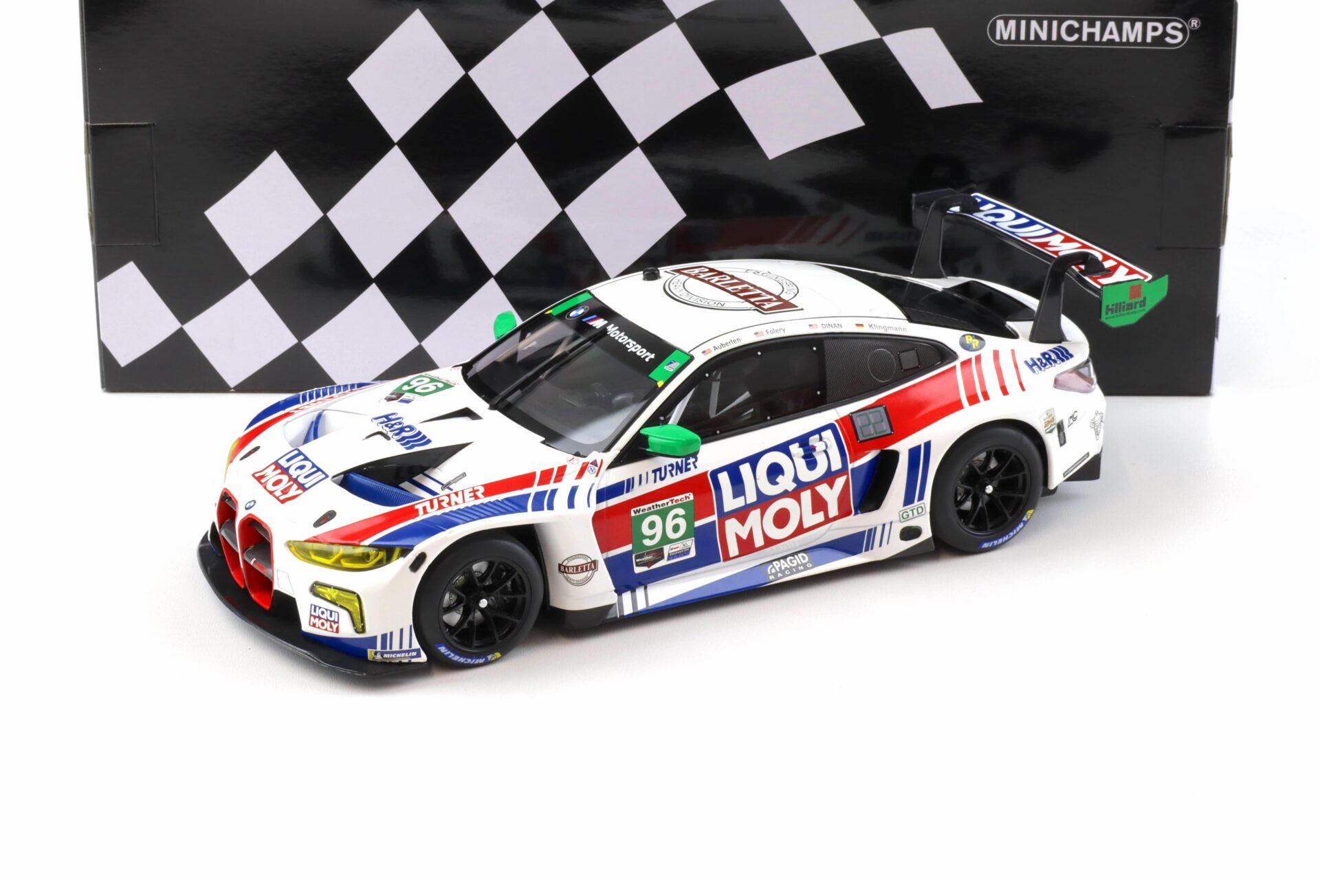 ID 102055 orig.jpg 1:18 Minichamps BMW M4 GT3 GTD Turner Motorsport IMSA 2022 #96 Liqui Moly Foley/ Dinan