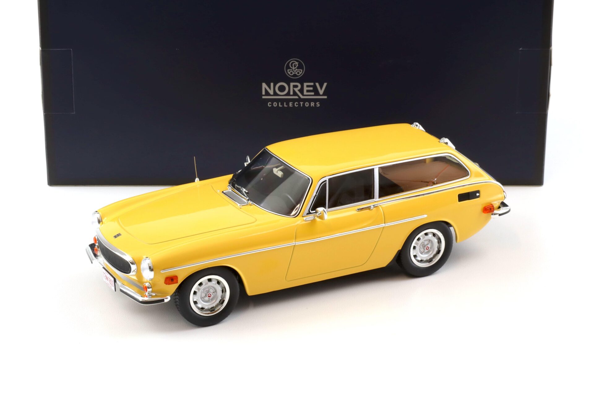 ID 102180 orig.jpg 1:18 Norev Volvo 1800 ES US Version 1972 Sun yellow - Limited 400 pcs.