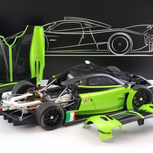 1:18 LCD Models Pagani Huayra R 2021 green/ Carbon LCD18012-GR