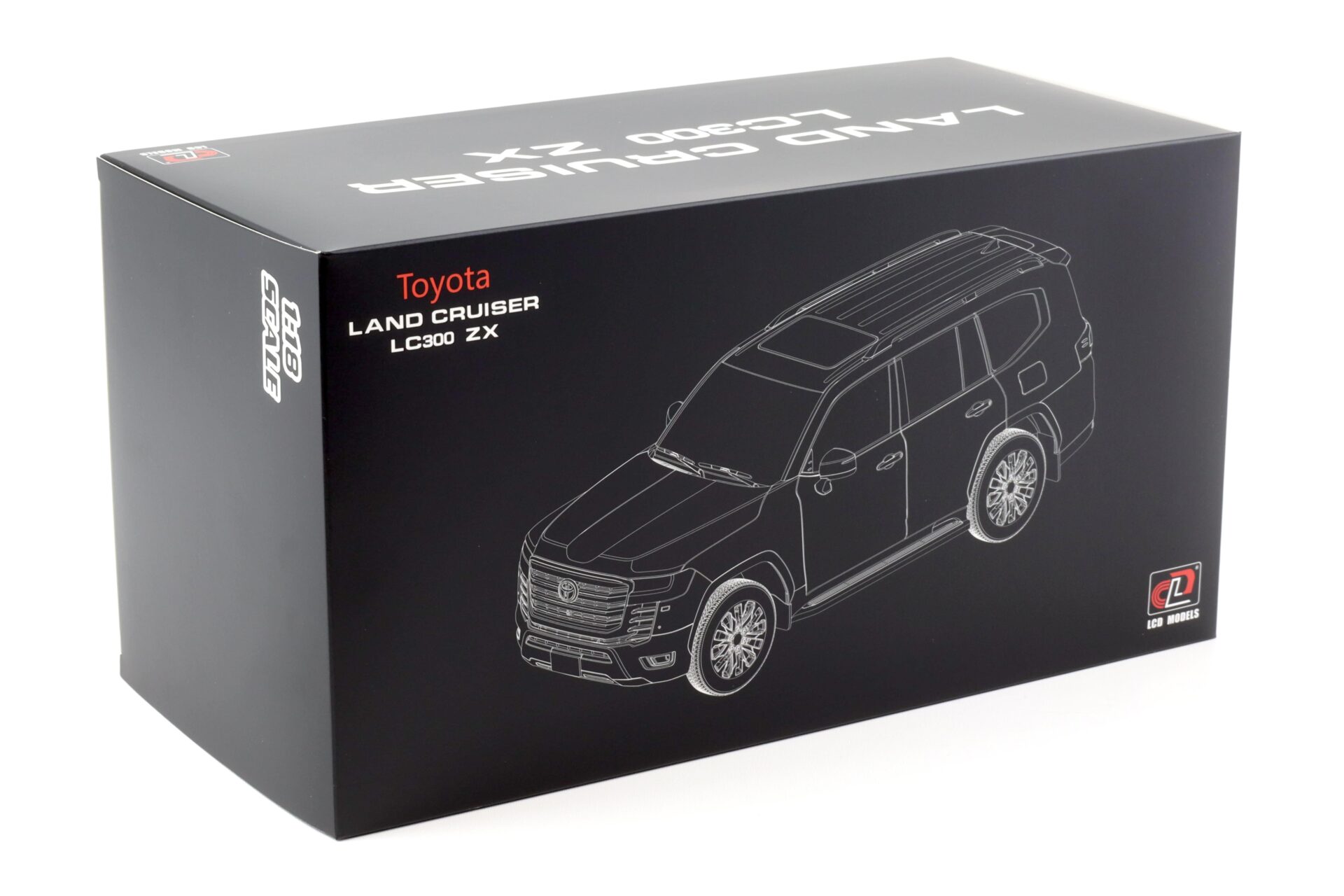 1:18 LCD Models Toyota Land Cruiser LC 300 ZX black LCD18013-ZX-BL