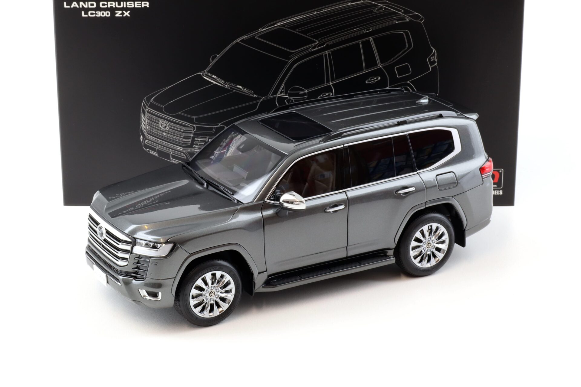 1:18 LCD Models Toyota Land Cruiser LC 300 ZX grey metallic LCD18013-ZX-GR
