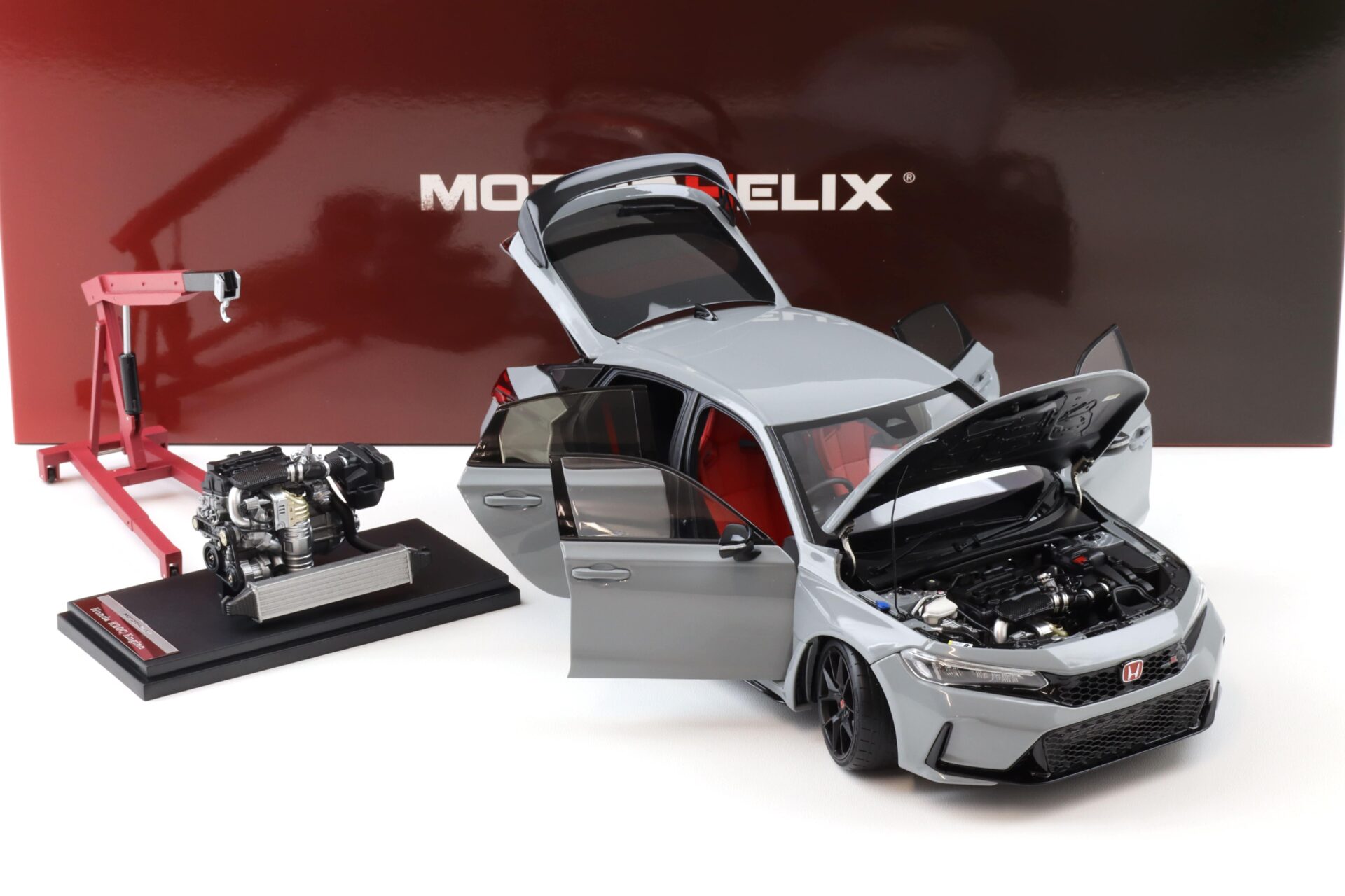 1:18 Motorhelix Honda Civic Type R (FL5) Sonic grey pearl 2022 M85305