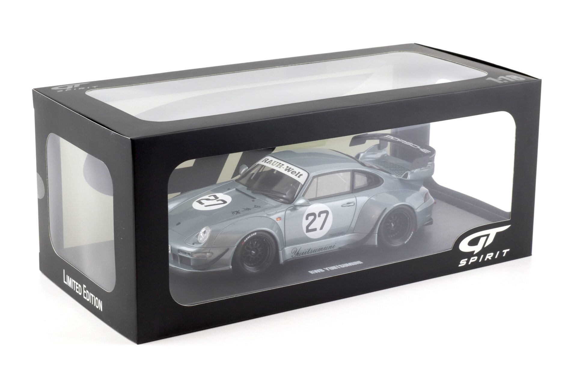 1:18 GT Spirit GT522 Porsche 911 993 RWB RAUH-Welt Yuiitsumuni silver 2024