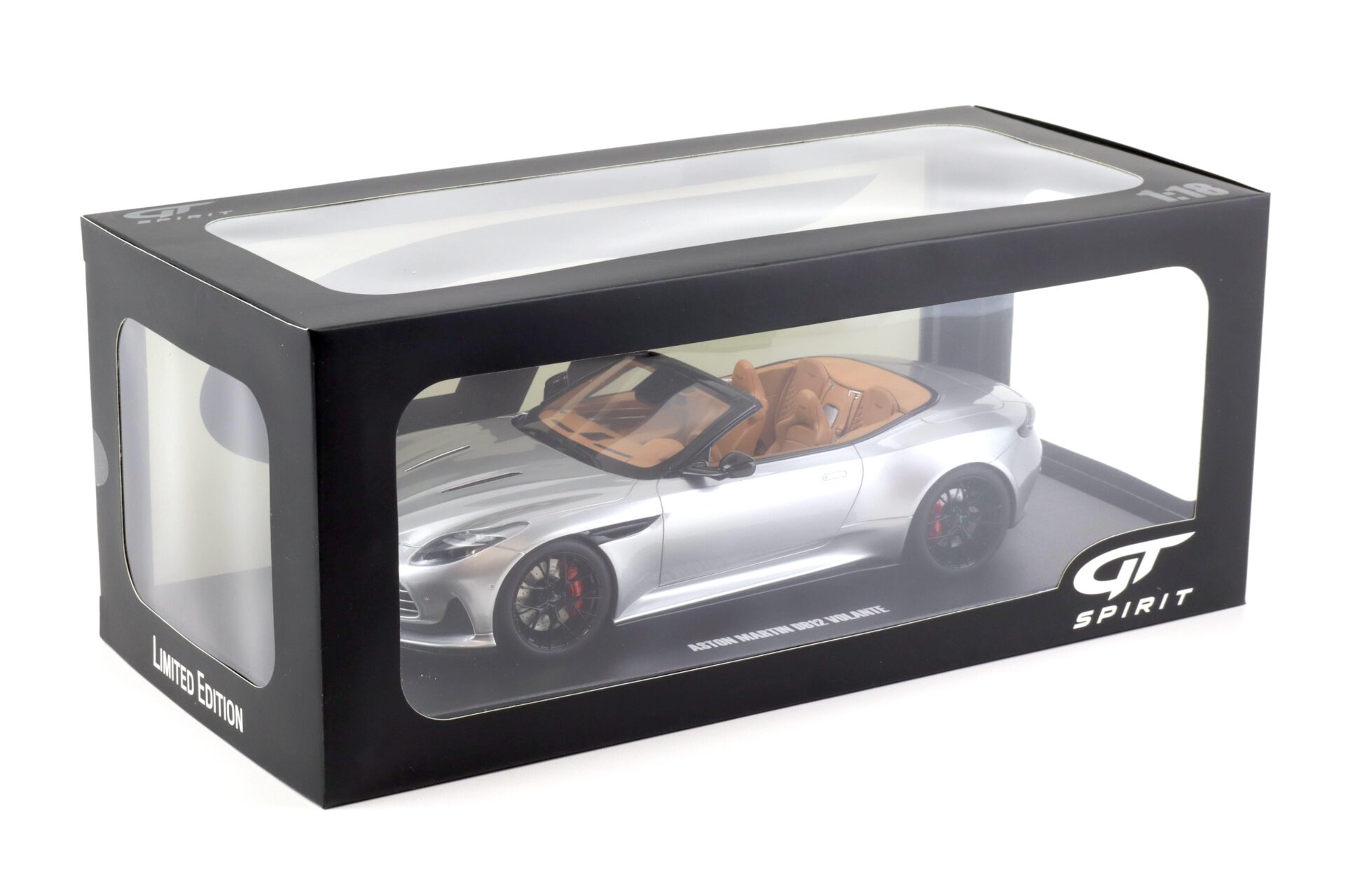 1:18 GT Spirit GT945 Aston Martin DB12 Volante Convertible Aluminite silver 2023