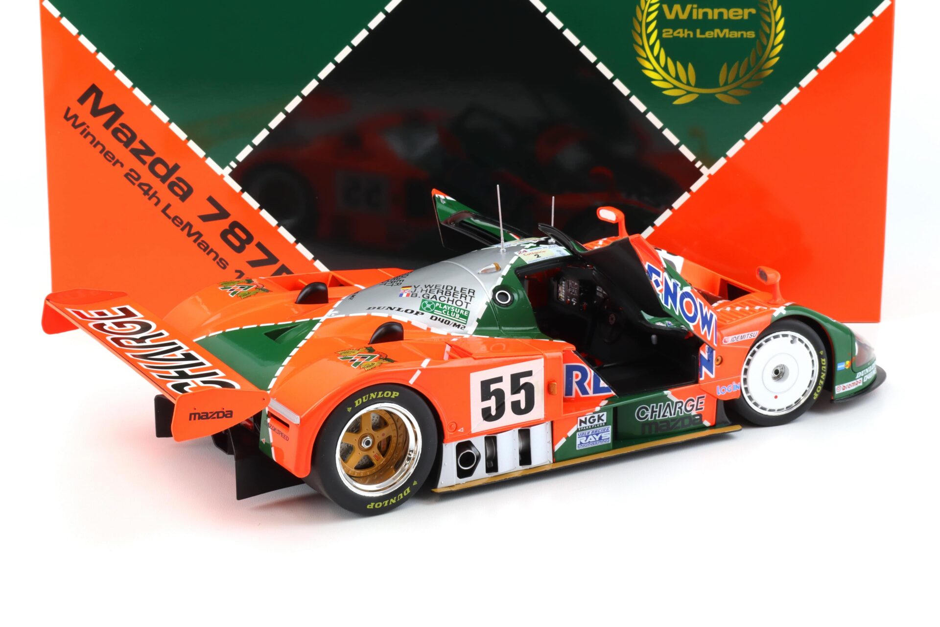 1:12 WERK83 Mazda 787B #55 Winner 24h Le Mans 1991 Weidler