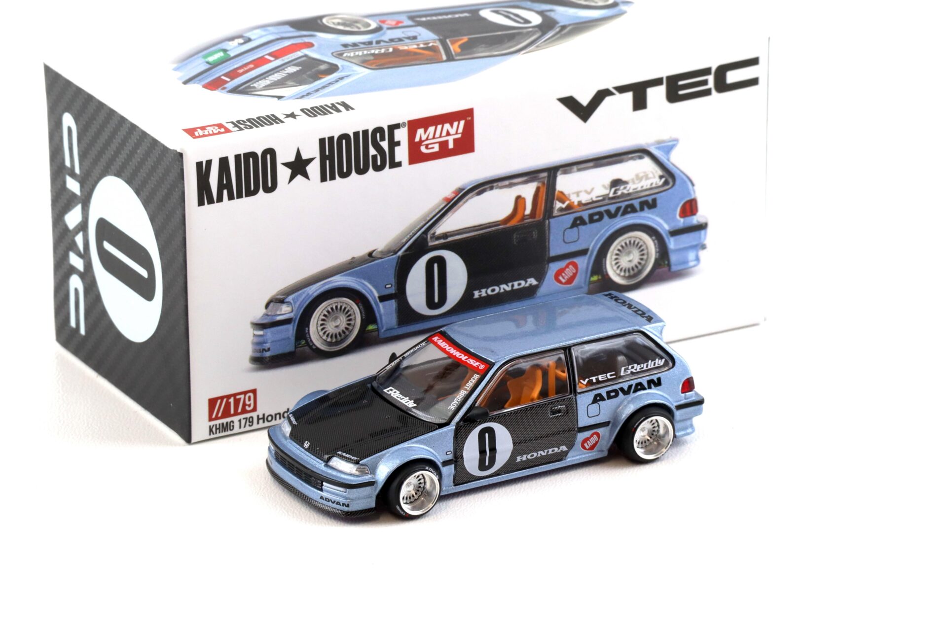 1:64 TSM Mini GT Kaido House Honda Civic (EF) Kaido Roulette V1