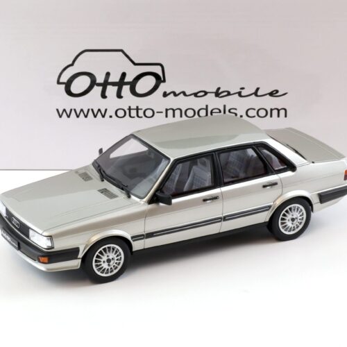 1:18 OTTO mobile OT940 Audi 80 (B2) Quattro Limousine 1983 Zermatt silver
