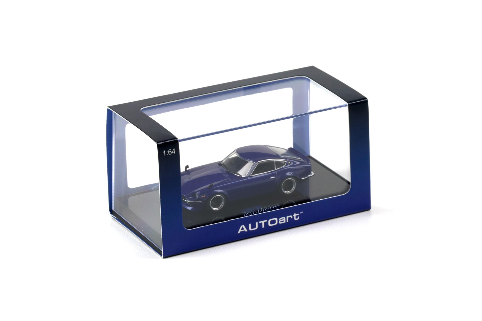 1:64 AUTOart Nissan Fairlady Z (S30) Wangan Midnight Akuma no Z dark blue Comic 1 Version