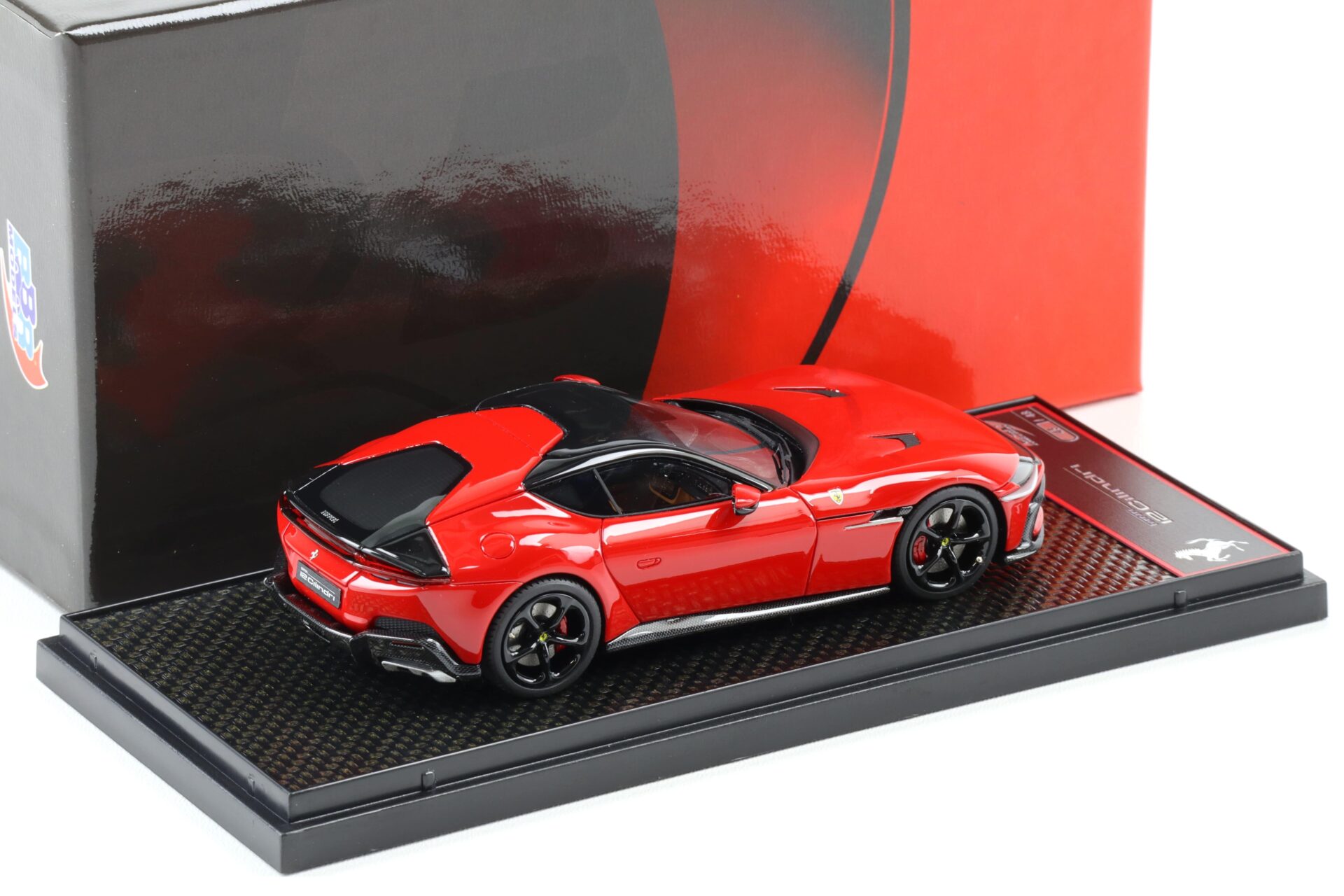 1:43 BBR Ferrari 12Cilindri Coupe Panoramic roof Rosso Corsa red - Limited 48 pcs.