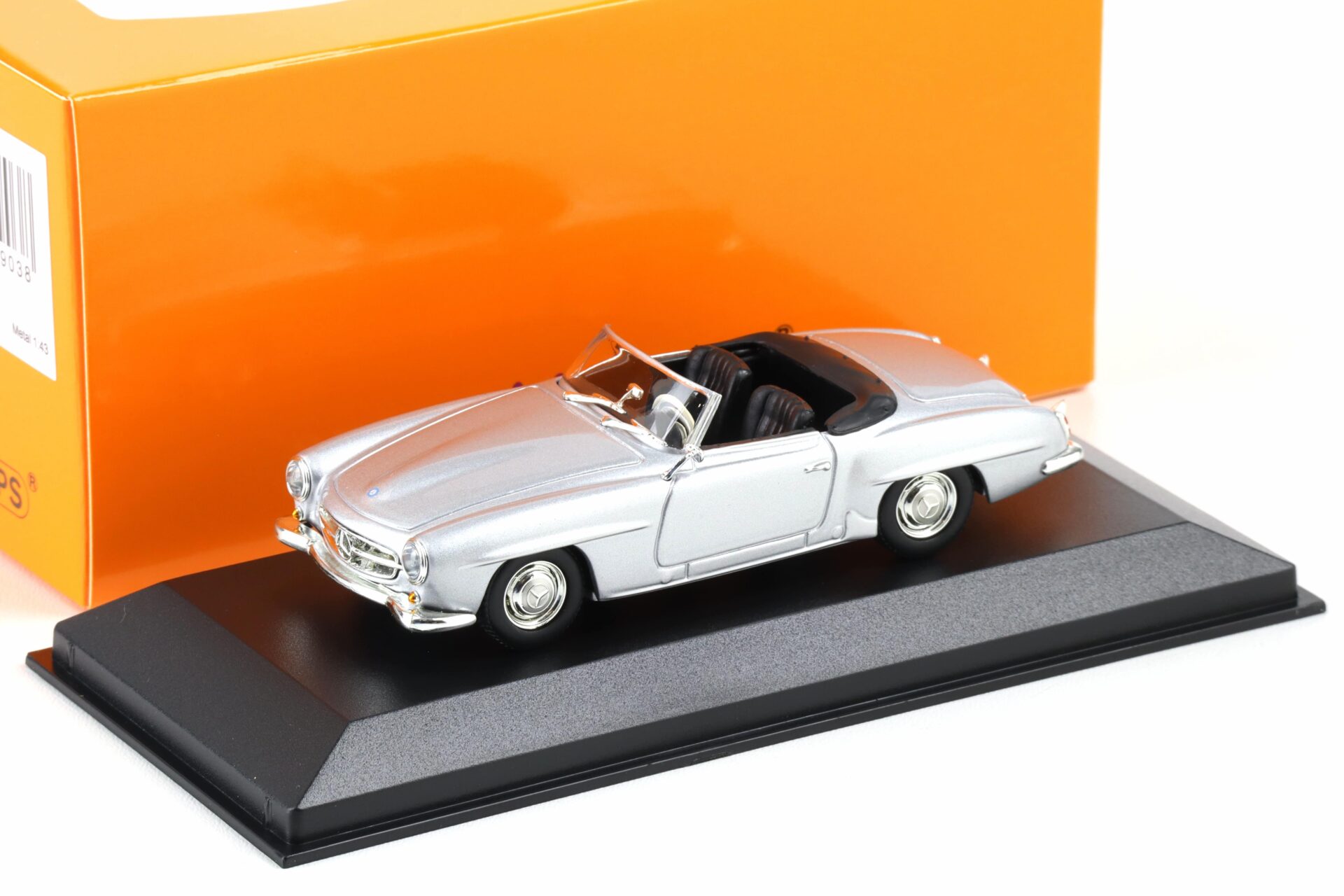 ID 104695 orig.jpg 1:43 Minichamps Maxichamps Mercedes 190 SL Cabriolet 1955 silver