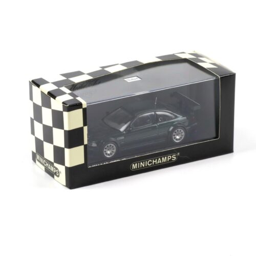 1:43 Minichamps BMW M3 E46 GTR Street Coupe 2001 Oxford green metallic