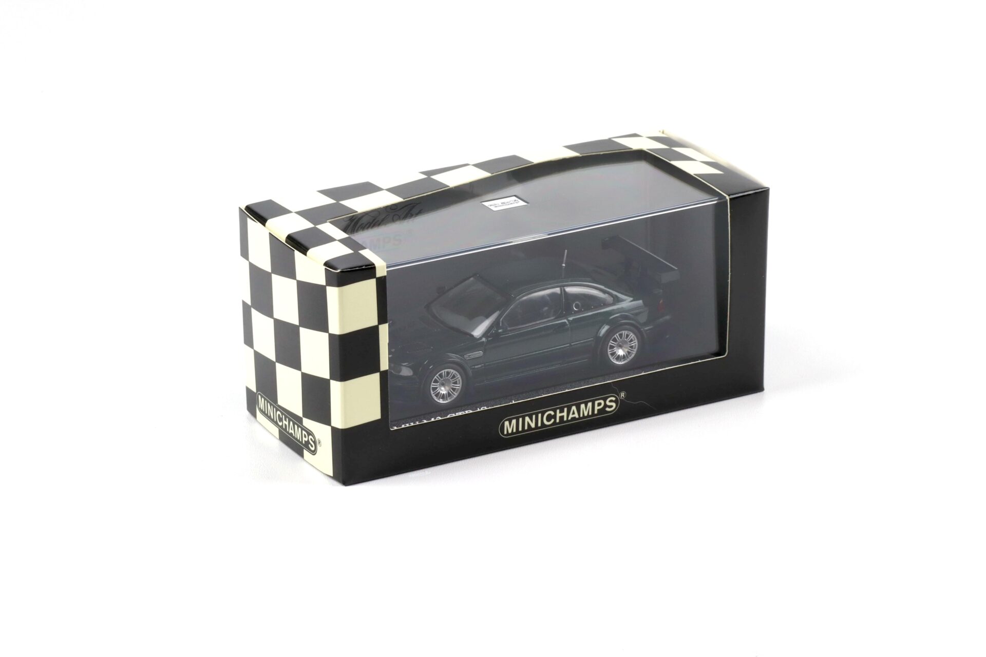 1:43 Minichamps BMW M3 E46 GTR Street Coupe 2001 Oxford green metallic