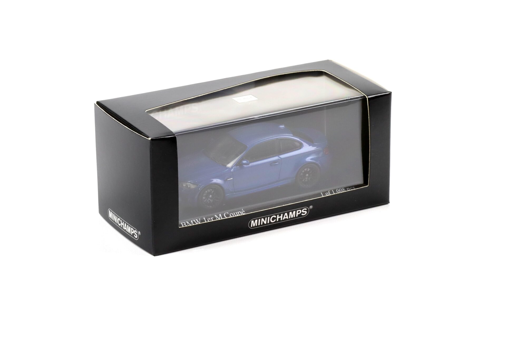 1:43 Minichamps BMW 1er 1 Series M Coupe 2011 Monte Carlo blue metallic