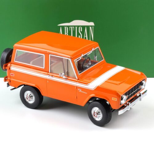 1:18 Greenlight 1970 Ford Bronco Special Decor orange/ white stripe