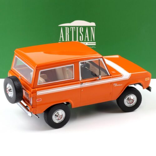 1:18 Greenlight 1970 Ford Bronco Special Decor orange/ white stripe