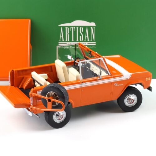 1:18 Greenlight 1970 Ford Bronco Special Decor orange/ white stripe