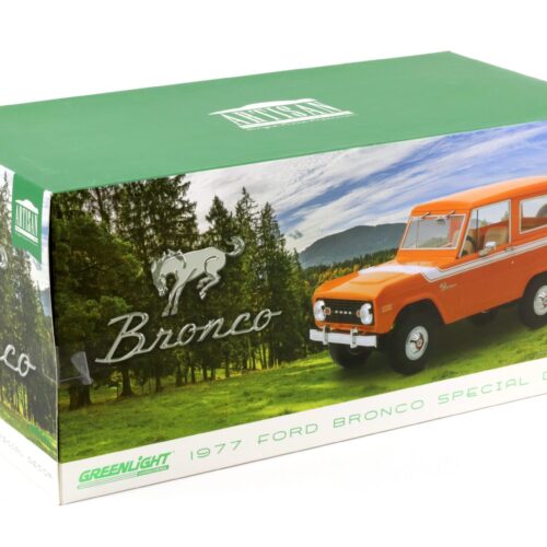 1:18 Greenlight 1970 Ford Bronco Special Decor orange/ white stripe