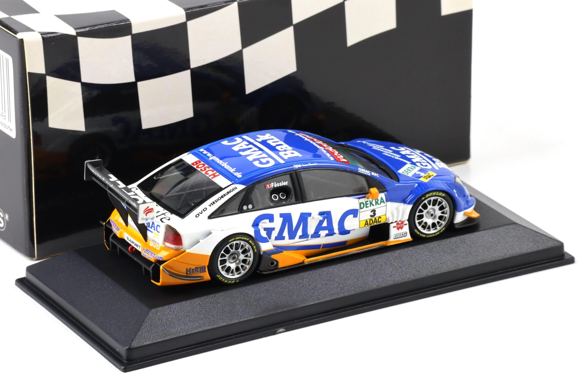 1:43 Minichamps Opel Vectra GTS V8 DTM 2004 Fässler #3 OPC Team Phoenix