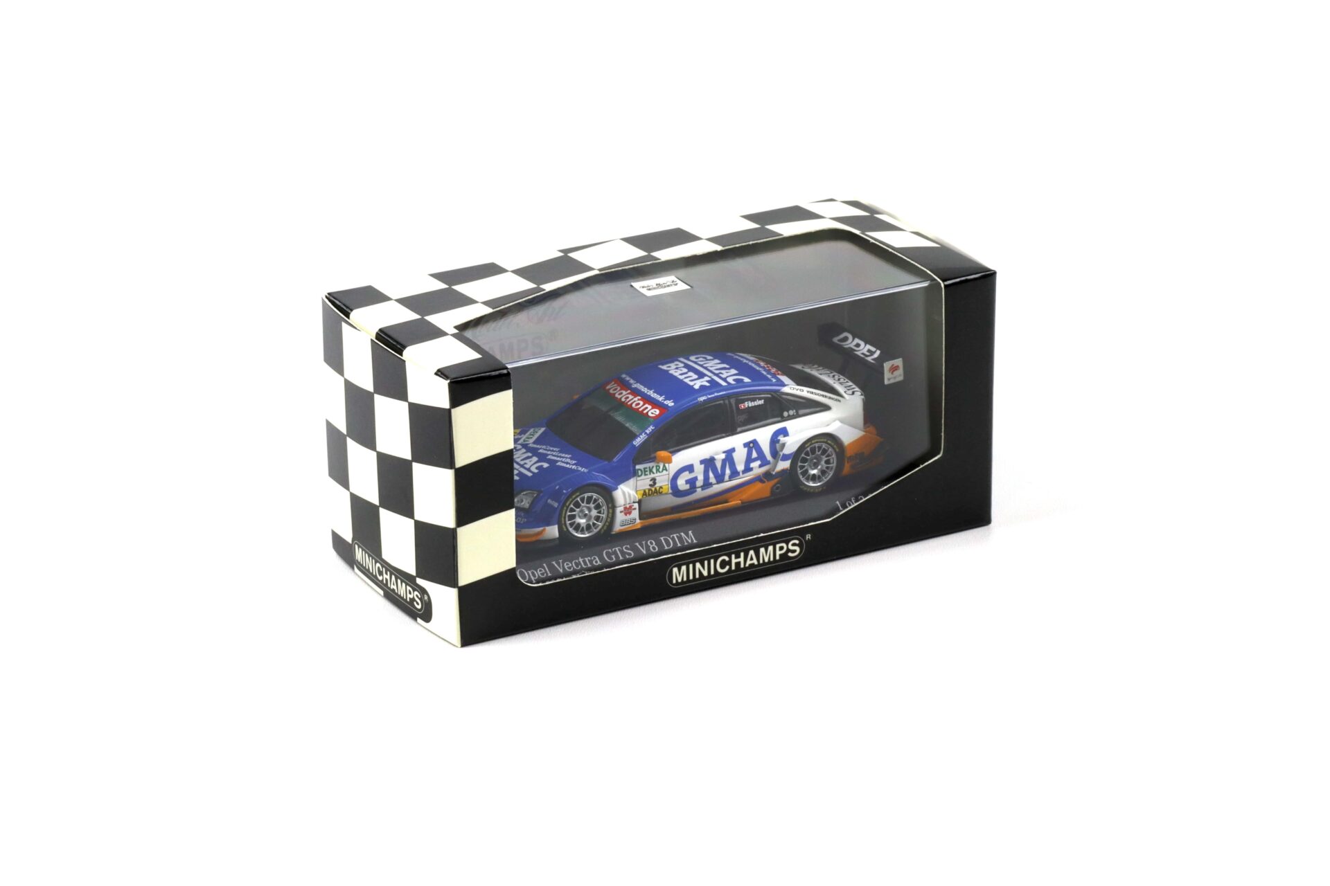 1:43 Minichamps Opel Vectra GTS V8 DTM 2004 Fässler #3 OPC Team Phoenix