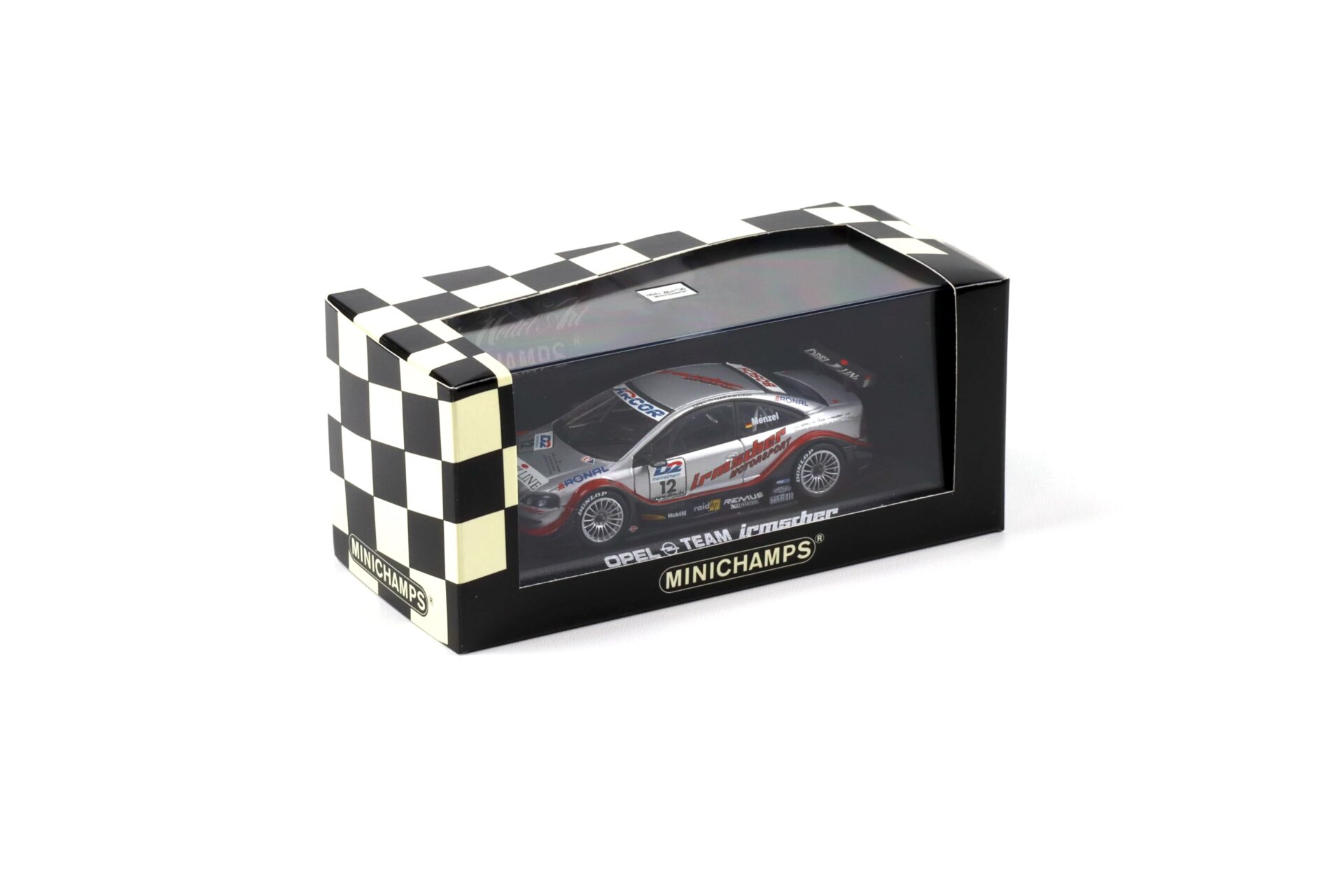 1:43 Minichamps Opel Astra DTM 2000 Team Irmscher #12 Menzel - Limited 500 pcs.