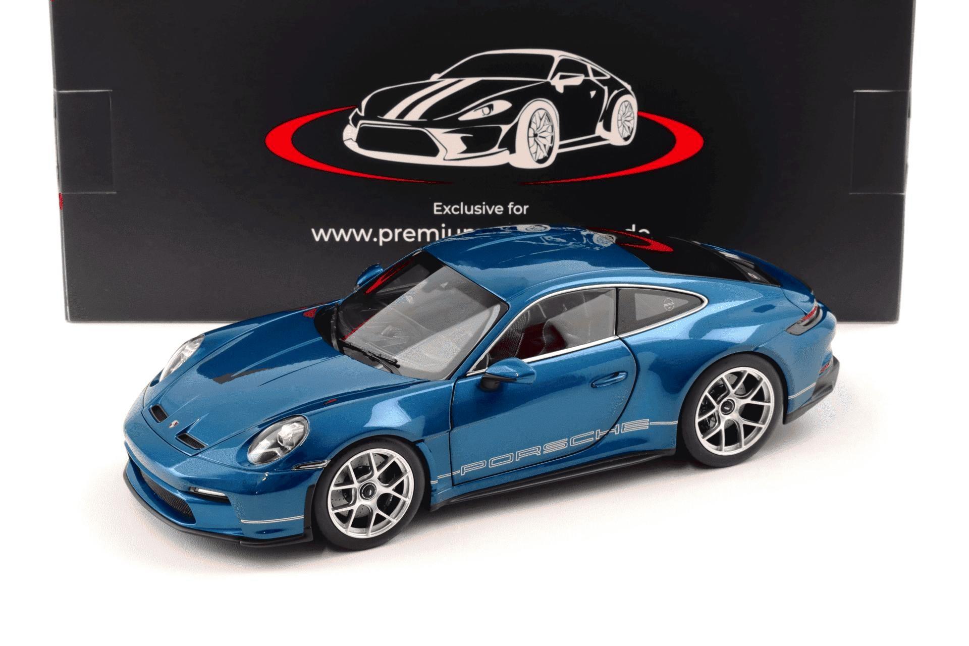1:18 Norev Porsche 911 992 S/T Sonderwunsch PTS+ Amazonas green - Limited 500 pcs.