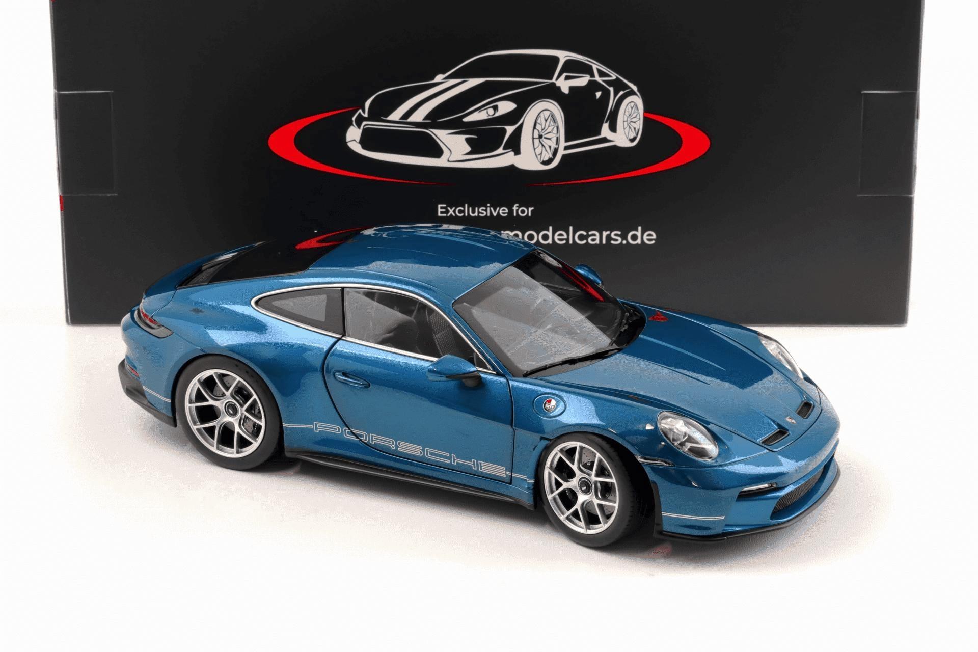 1:18 Norev Porsche 911 992 S/T Sonderwunsch PTS+ Amazonas green - Limited 500 pcs.