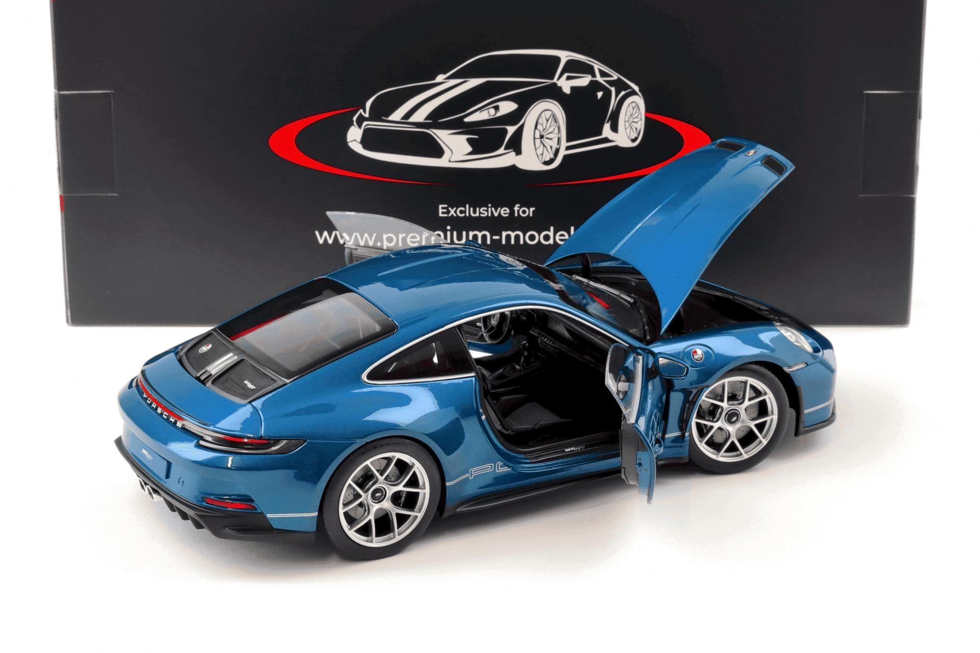 1:18 Norev Porsche 911 992 S/T Sonderwunsch PTS+ Amazonas green - Limited 500 pcs.