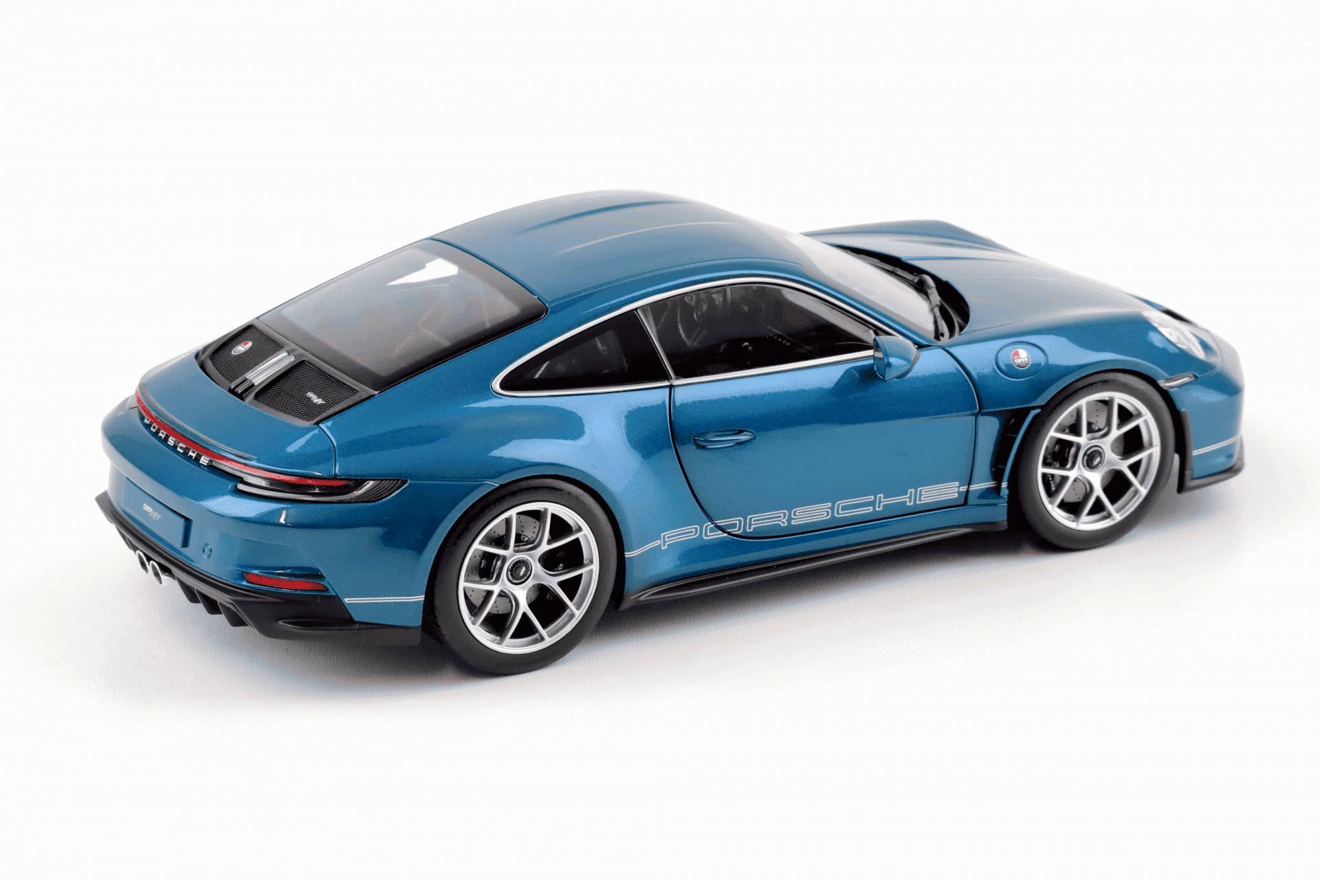 1:18 Norev Porsche 911 992 S/T Sonderwunsch PTS+ Amazonas green - Limited 500 pcs.