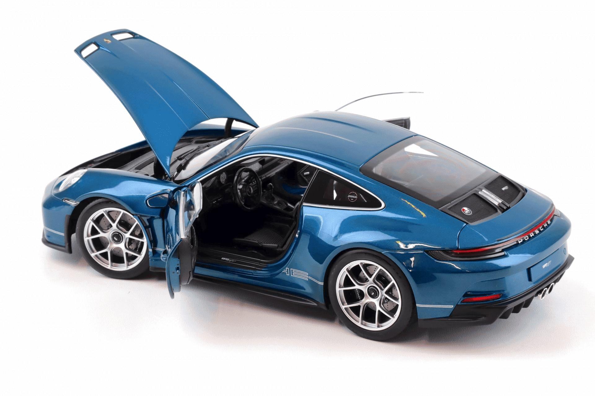 1:18 Norev Porsche 911 992 S/T Sonderwunsch PTS+ Amazonas green - Limited 500 pcs.