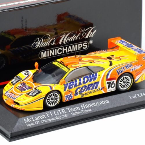 1:43 Minichamps McLaren F1 GTR Long Tail Hitotsuyama Japan GP 2002 Hattori/ Tajima