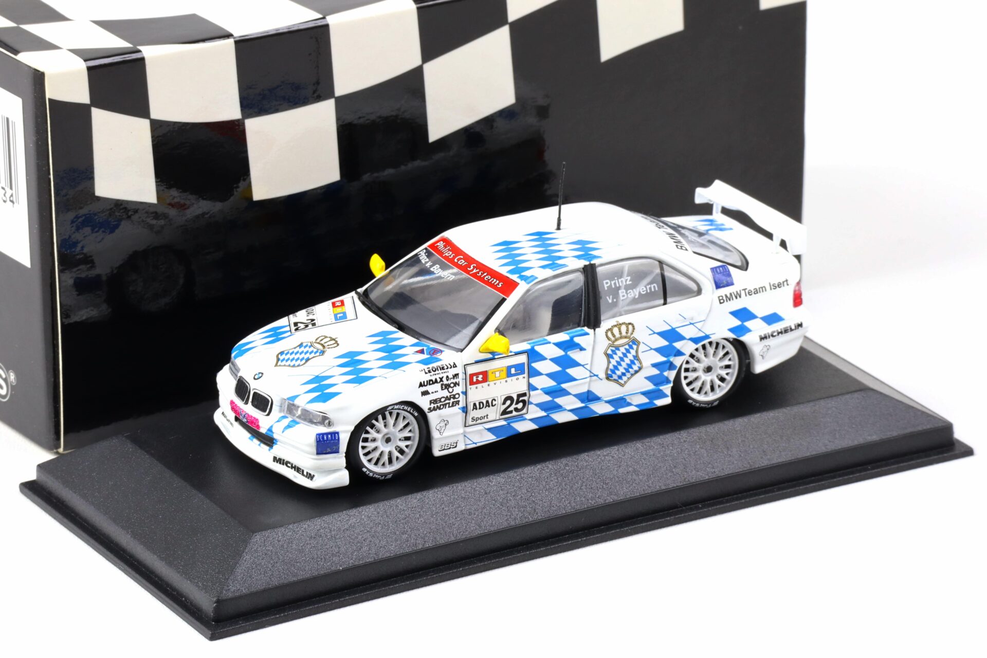 ID 105557 orig.jpg 1:43 Minichamps BMW 320i E36 STW 1997 Team Isert #25 Leopold von Bayern