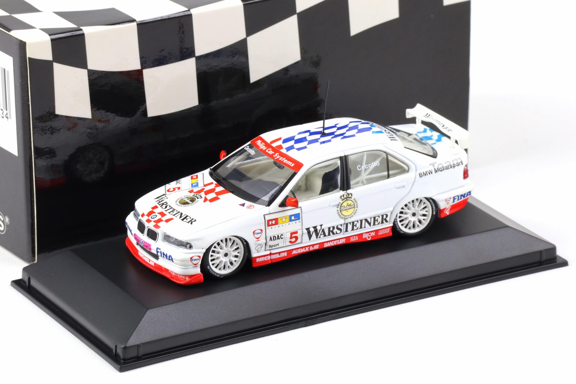 ID 105561 orig.jpg 1:43 Minichamps BMW 320i E36 STW 1997 Bigazzi J.Cecotto #5