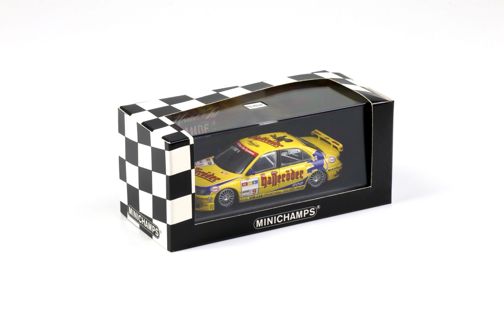 1:43 Minichamps Peugeot 406 STW 1997 Esso #9 van Ommen Hasseröder