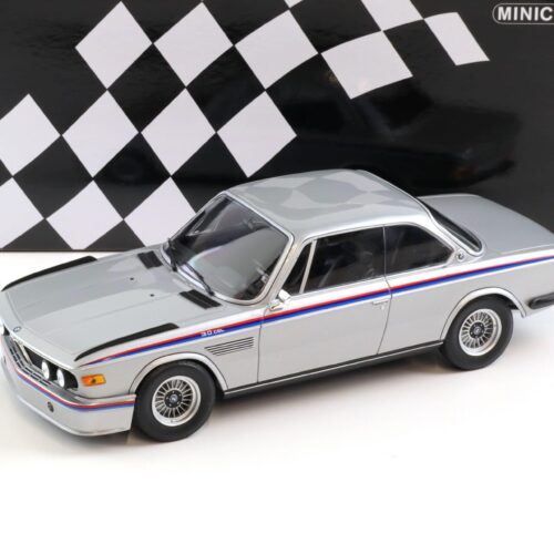 1:18 Minichamps BMW 3.0 CSL Coupe E9 silver metallic 1973