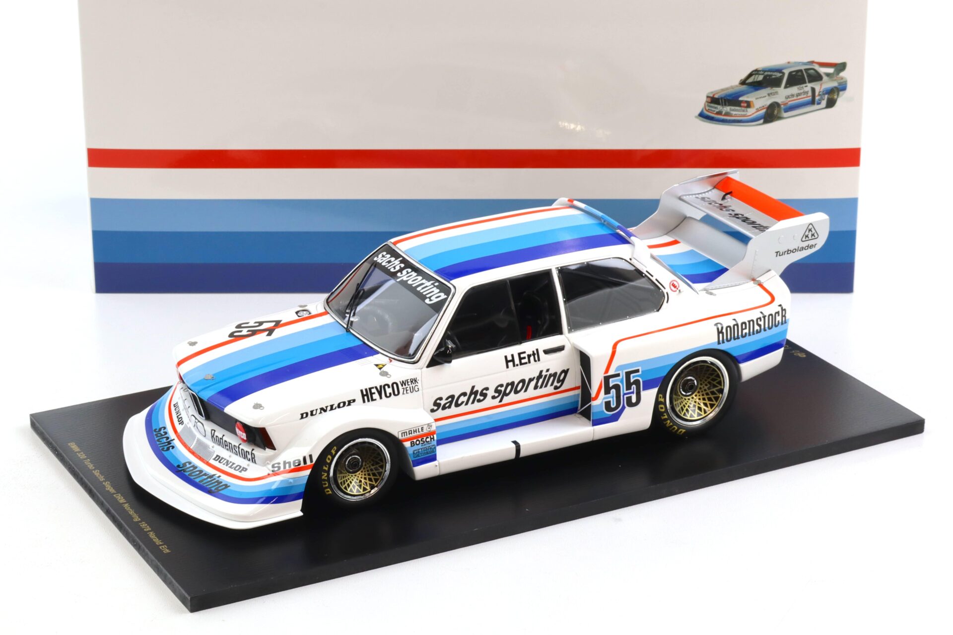 ID 105643 orig.jpg 1:18 Spark BMW 320 Turbo Norisring 1978 DRM Champion #55 Harald Ertl